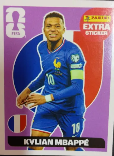 Figurinha da copa 2026 Legend Colecione o craque Kylian Mbappé com esta figurinha exclusiv