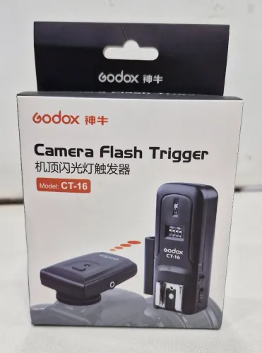 Rádio Flash Godox CT 16 Transmissor e Receptor