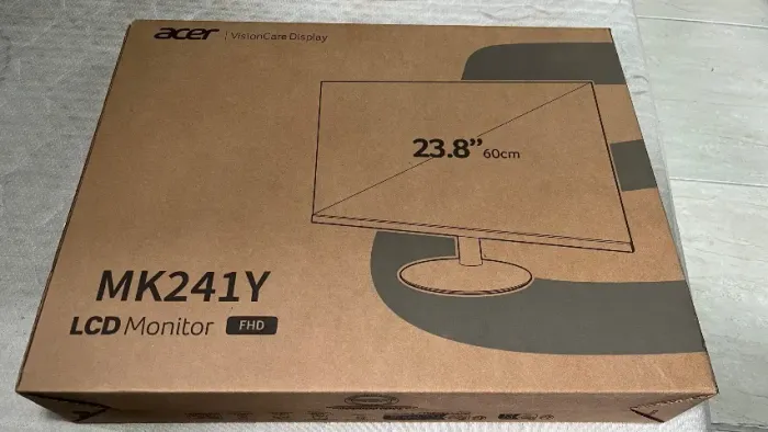 Monitor Acer Mk241y 23.8 pol IPS Full HD 100hz HDMI/VGA Design Zero Frame