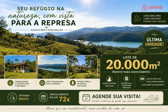 Lote Perfeito para Investimento / Aceito Veículos e FGTS