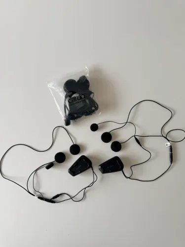 Intercomunicador CARDO SPIRIT DUO! Conjunto completo, todos acessórios. ATE 12x S JUROS