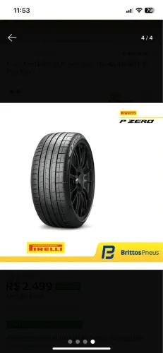Pneus bmw, aro 19 P-Zero (Pz4) 225/40 XL