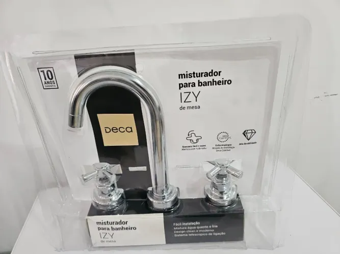 Misturador para banheiro IZY de mesa deca com acabamento completo