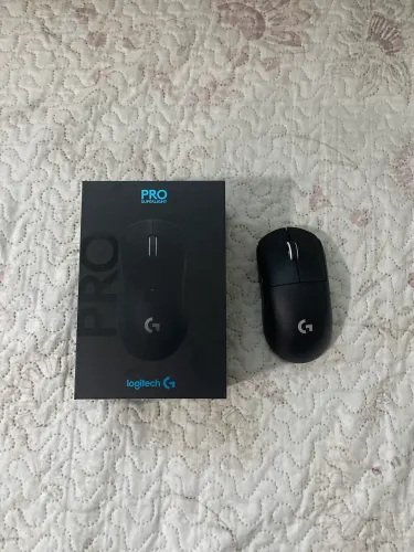 Mouse Gamer Sem Fio Logitech G PRO X Superlight, Lightspeed, 25000 DPI, 5 Botões, Preto.