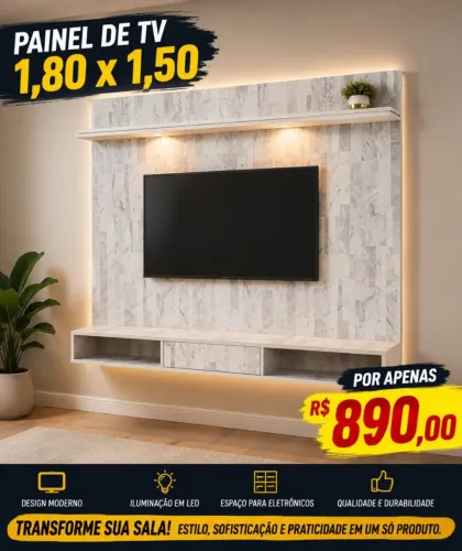 Painel para TV em MDF