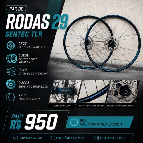 Rodas 29 mtb Sentec