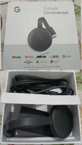 CHROMECAST NOVO NA CAIXA<br>Valor: R$300,00<br>Retirada: Jorge Teixeira<br>2° Etapa