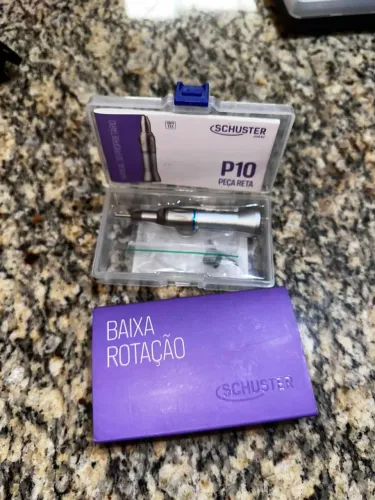 Odontológico. Peça reta P10 schuster baixa rotação