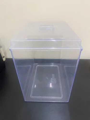 Potes de Acrílico Transparentes - Excelente Estado