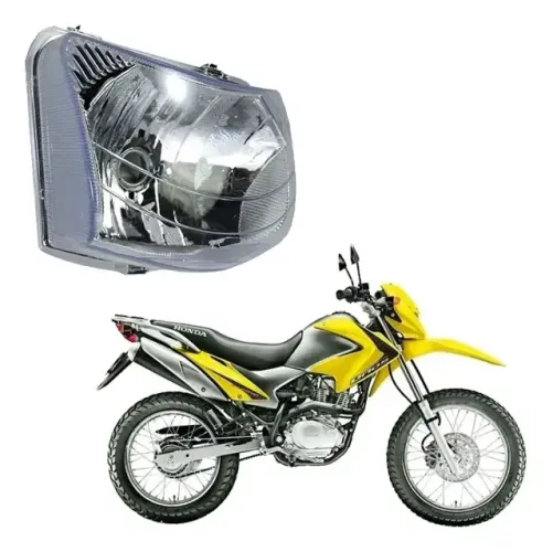 Bloco Óptico Do Farol Honda Nxr 150 Bros 2009 A 2012