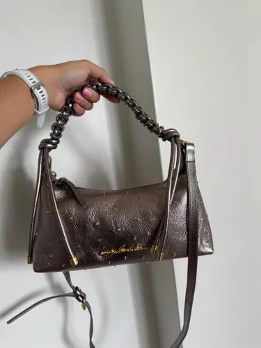 Bolsa chumbo/cinza Luiza Barcelos