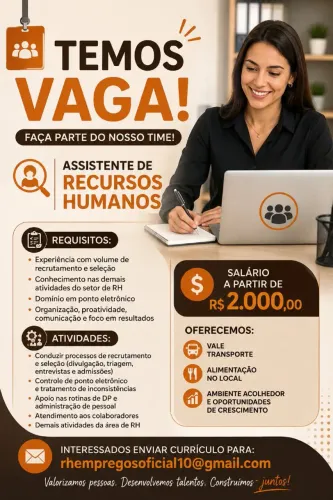 Assistente de rh