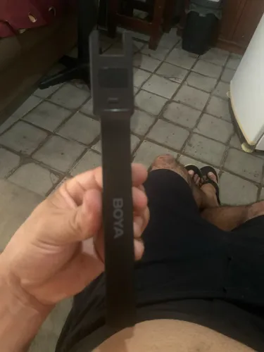 Suporte de microfone bota