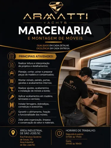 ESTAMOS CONTRATANDO - Armatti Yachts