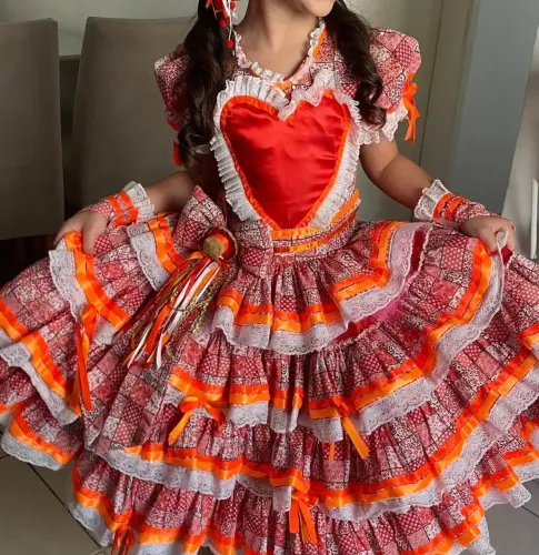 Vestidos Juninos infantis 