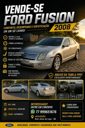 Ford Fusion SEL 2.3 16V 162cv Aut. 2008