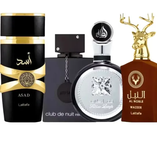 4 PERFUMES ÁRABES
