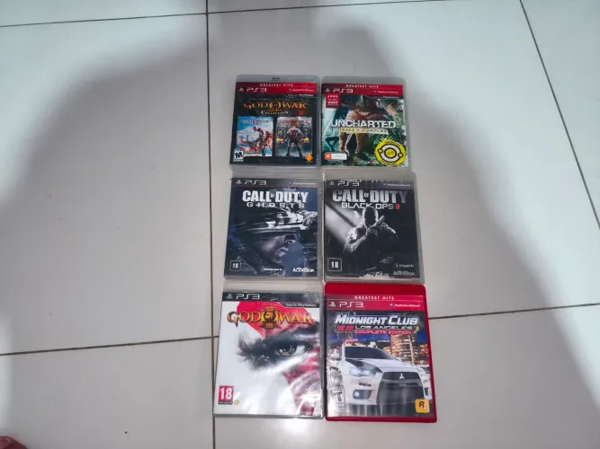 Lote jogos ps3.