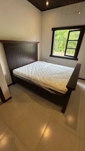 Cama Canela Nova Inglesa estilo Farm