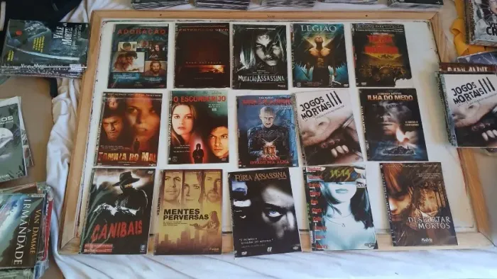 15 dvds originais de terror e suspense a sua escolha