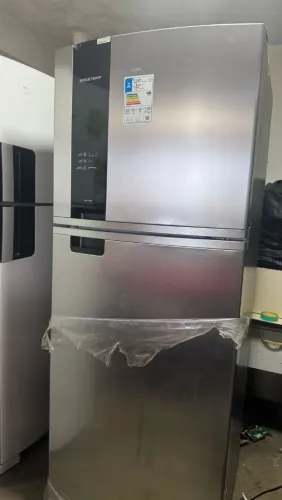 Geladeira fost free Brastemp inox 463L 220v