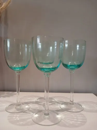 Jogo com 4 taças de cristal para vinho