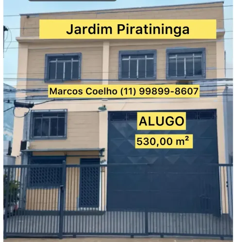 Imóvel para aluguel possui 500 metros quadrados em Piratininga - Osasco - SP