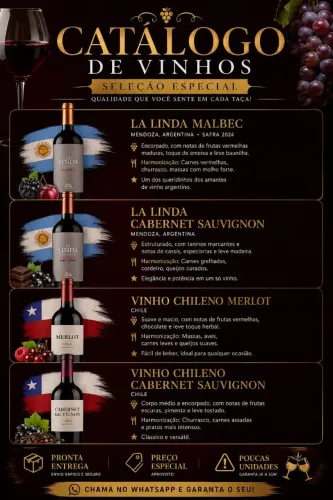 Vendo vinho importado 