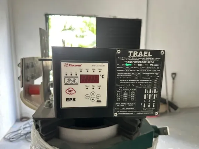 TRANSFORMADOR À SECO 500 kVA 13,8//380/220 V NOVO!!! C/ NF GARANTIA DE FÁBRICA!!!