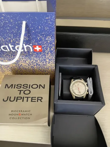 Relógio Swatch x Omega Moonswatch - Mission To Jupiter