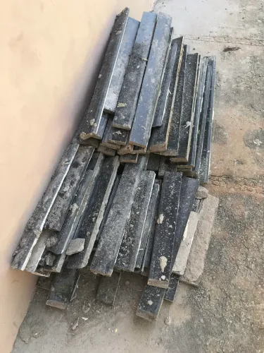 Rodapé de granito preto 