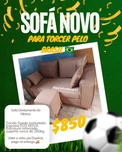 Sofá Novo, Espuma nova!!! Vem adquirir o teu.