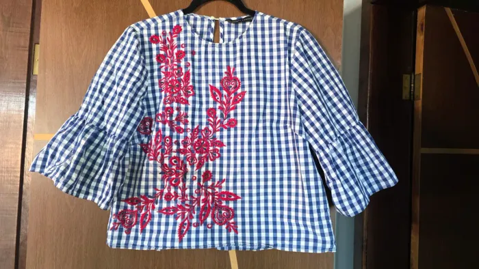 Blusa Zara P - tecido