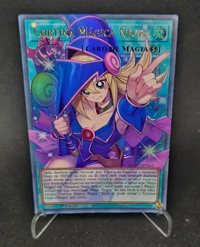 Carta cortina magica negra