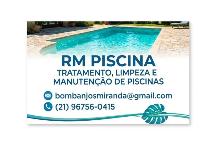 Tratamentos limpezas e manutenção em piscina em geral