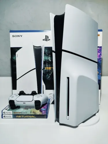 PS5 Slim Com Leitor 1TB