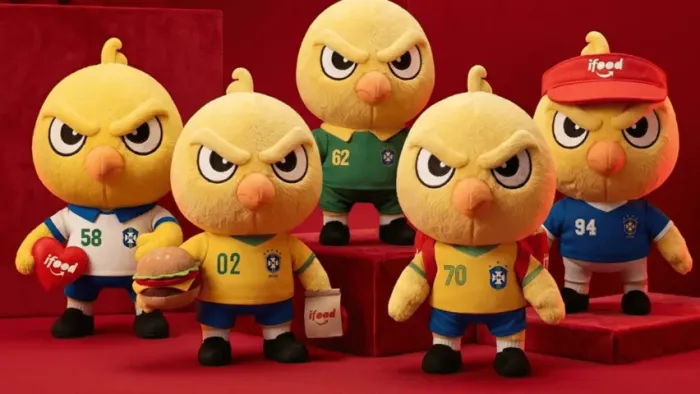 Coleção Pelucia Canarinho IFOOD Completa Lacrado
