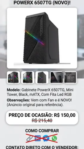 Gabinete gamer