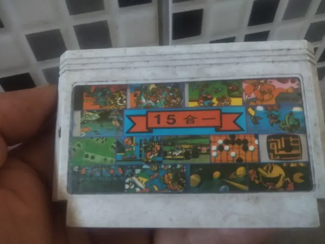 Cartucho 15 jogos nes 8 bit