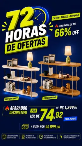APARADOR EM PROMOÇÃO 