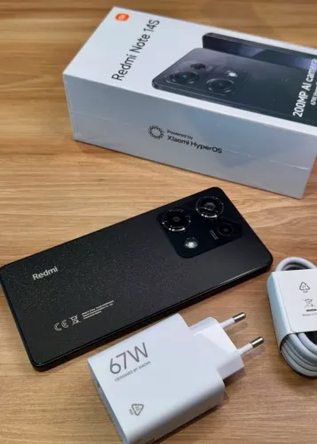 Celular Top Câmera Boa de 200Mp - Note 14S - Preto apenas - Ofertãooo 