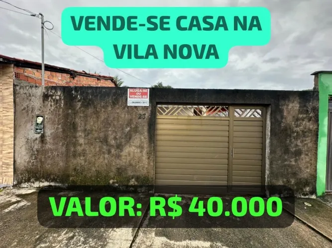 Casa à venda no bairro Vila Nova!