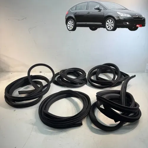 Kit Borrachas Porta Porta Malas Citroen C4 Hatch 2009 A 2013