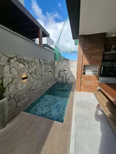 Casa de alto padrão com projetados no Condomínio fechado Sunville no bairro de Muçumagro -