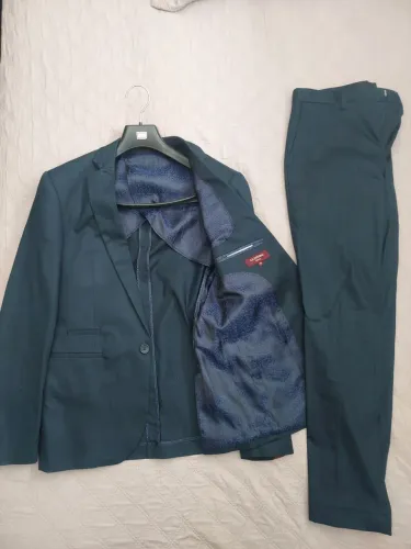 Terno slim azul marinho