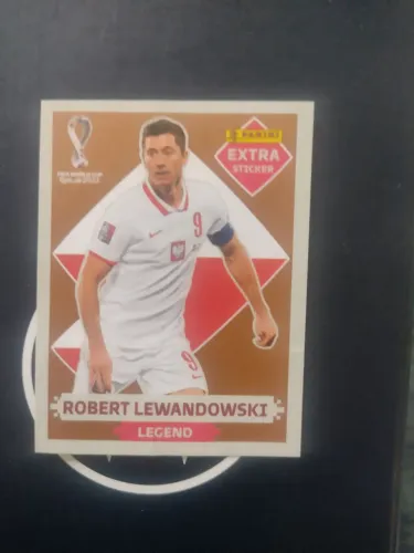 Figurinha Legend Robert Lewandowski bronze- copa do mundo 2022