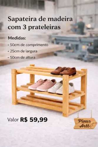 SAPATEIRA DE PINUS
