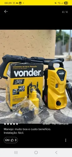 Lavadora de alta pressão 1200W