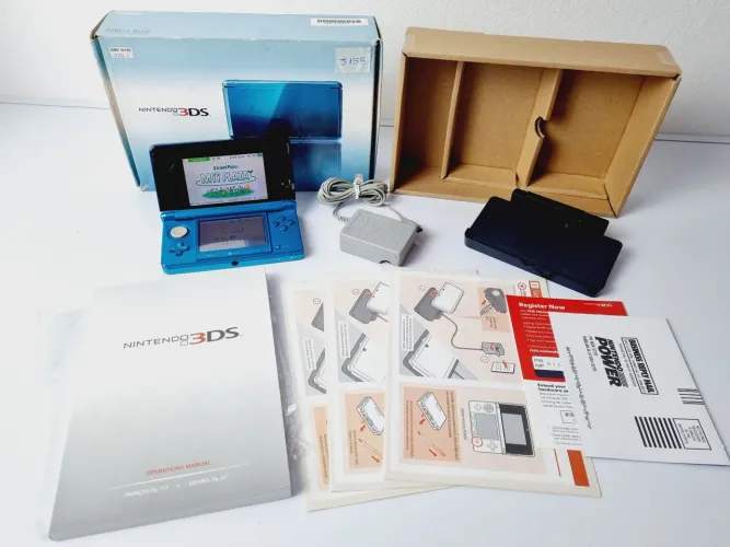 J155- CONSOLE 3DS OLD AZUL- BLOQUEADO