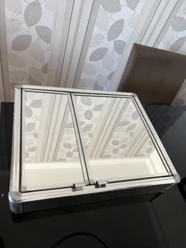 Espelheira para Banheiro Brasília Plus Prata 54x9x45 Astra